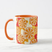 Mug Motif orange (Gauche)