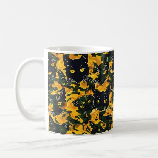 Mug Motif Orange Chat (Gauche)