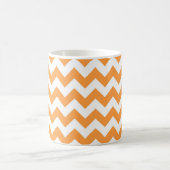 Mug Motif orange de Chevron (Centre)