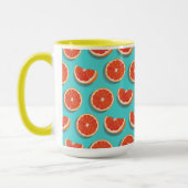 Mug Motif orange juteux doux (Gauche)