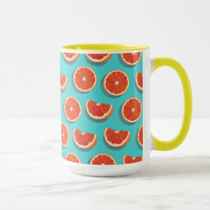 Mug Motif orange juteux doux