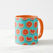 Mug Motif orange juteux doux (Devant droit)