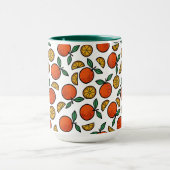Mug Motif Oranges Colorées (Centre)