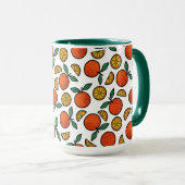 Mug Motif Oranges Colorées (Devant droit)