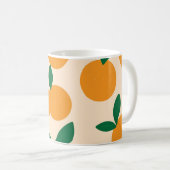 Mug Motif Oranges De Fruits D'agrumes De Style Moderne (Devant droit)