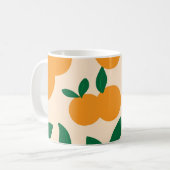 Mug Motif Oranges De Fruits D'agrumes De Style Moderne (Devant gauche)
