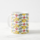 Mug motif orchidée (Devant gauche)