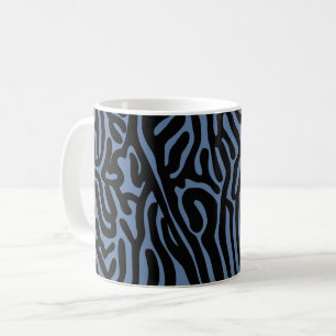 Mug motif organique arrière-plan abstrait texture natu