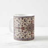 Mug Motif oriental floral perse de tapis (Devant gauche)