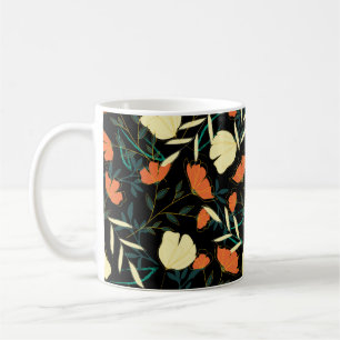 Mug Motif original transparent avec lea tropical lumin