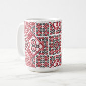 Mug Motif palestinien de broderie 2 (Devant gauche)