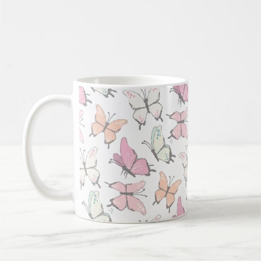 Mug Motif papillon (Gauche)