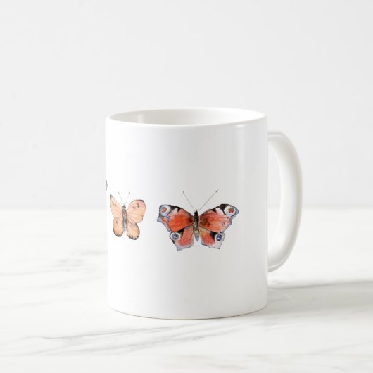 Mug Motif papillon (Devant droit)