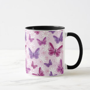 Mug motif papillon 3