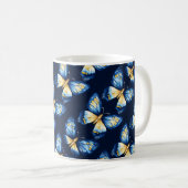 Mug Motif papillon bleu (Devant droit)