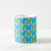 Mug Motif papillon décoratif bleu et vert (Centre)