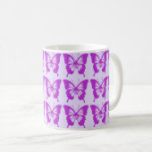 Mug Motif papillon pourpre (Devant droit)