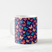 Mug Motif papillon rose simple (Devant gauche)