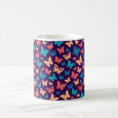 Mug Motif papillon rose simple (Centre)