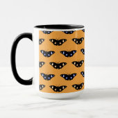 Mug Motif papillon sur arrière - plan orange (Gauche)