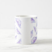 Mug Motif papillon violet aquarelle (Centre)