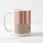 Mug Motif Paprika Stripes (Gauche)