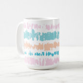 Mug Motif Pastel Batik (Devant gauche)