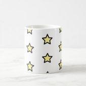 Mug Motif pastel jaune étoile (Centre)