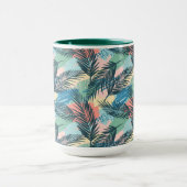 Mug Motif Pastel Tropical Leaf (Centre)
