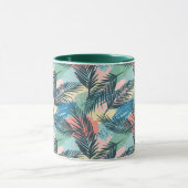Mug Motif Pastel Tropical Leaf (Centre)