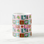 Mug Motif Patchwork de Noël Mignon (Centre)