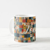 Mug Motif Patchwork Personnalisable (Devant gauche)