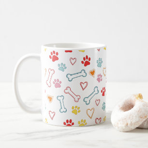 Mug Motif Pâtes et Coeurs