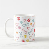 Mug Motif Pâtes et Coeurs (Gauche)