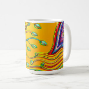 Mug Motif Peint À La Main Et Numériquement Art 9