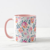 Mug Motif peint de roses (Gauche)