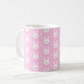 Mug Motif pelucheux de lapin de bande dessinée de (Devant gauche)