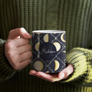 Mug Motif Phases de lune céleste