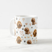 Mug Motif photo de chien personnalisé (Devant gauche)