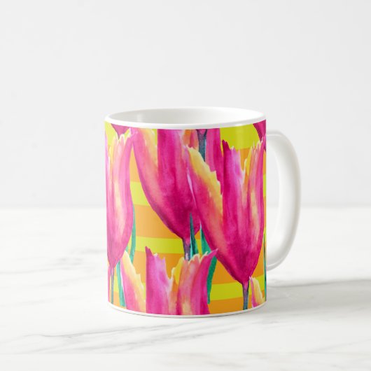 Mug motif Pinik Tulips (Devant droit)