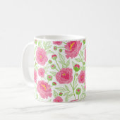 Mug MOTIF PInk Peonies (Devant gauche)