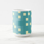Mug Motif Pixel bleu et cyan (Centre)