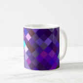 Mug Motif Pixelé - Violet (Devant droit)