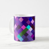 Mug Motif Pixelé - Violet (Devant gauche)