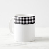 Mug Motif plaid de Buffalo (Devant gauche)