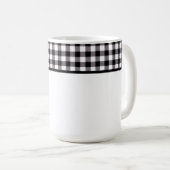 Mug Motif plaid de Buffalo (Devant droit)