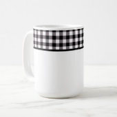 Mug Motif plaid de Buffalo (Devant gauche)