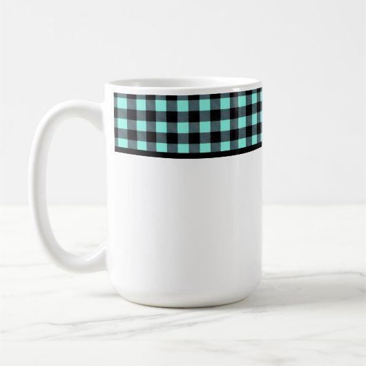 Mug Motif plaid de Buffalo (Gauche)