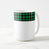 Mug Motif plaid de Buffalo (Devant droit)
