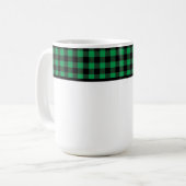 Mug Motif plaid de Buffalo (Devant gauche)
